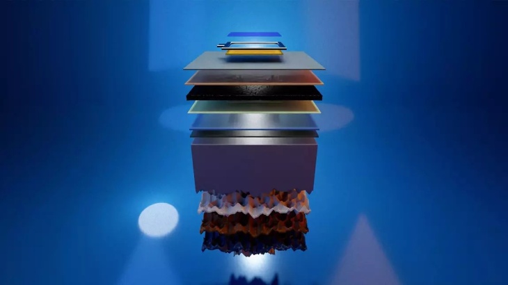 tructure of a tandem solar cell.