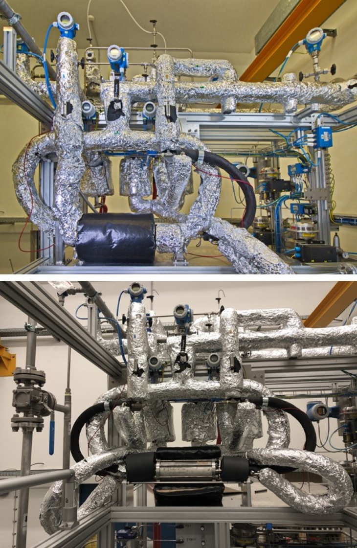 Gaspermeationsanlage für hohe Drücke und weite Temperaturbereiche