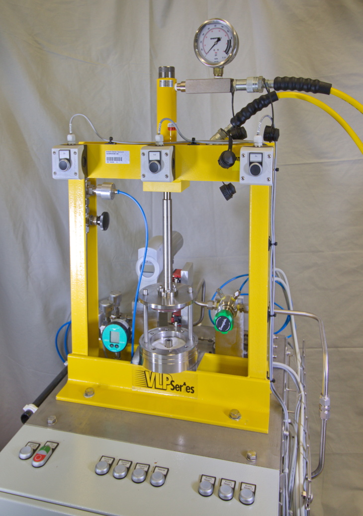 Membrantaschentest Apparatur