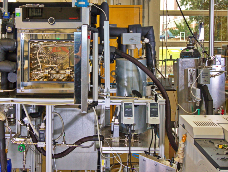 Gemischgasanlage für hohe Temperaturen