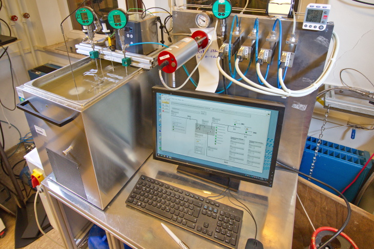 Messapparatur für weite Temperatur- und Druckbereiche "Arrhenius"