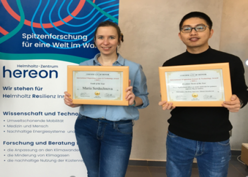 M.Serdechnova und M.Deng IMS Award2021