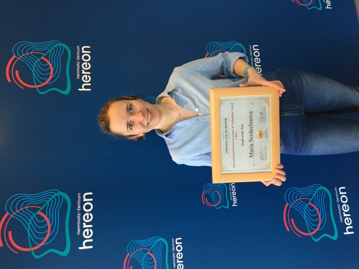 M.Serdechnova mit IMS Auszeichnung