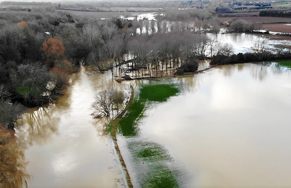 Inland floods in Lower Saxony. Copyright: Hereon/Sternentaucher Filmproduktion