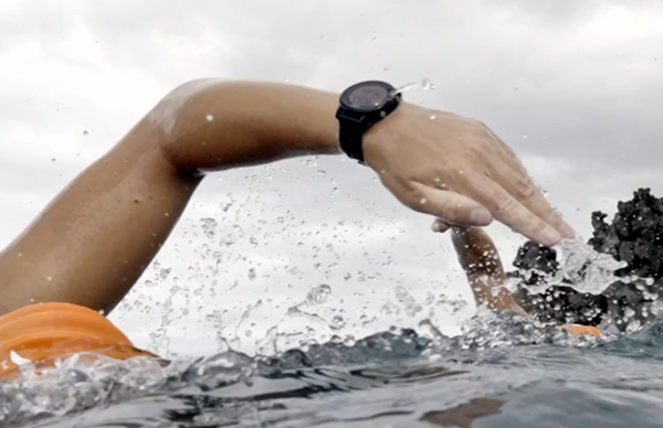 Swimmer in the water