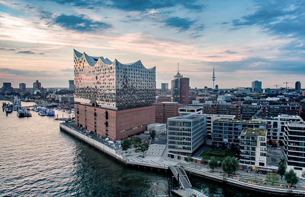Luftbild von Hamburg. Foto: iStock