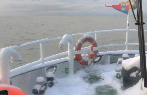 The researchers traced the “footprint” of the flood. Photo: AWI/ Ingeborg Bußmann