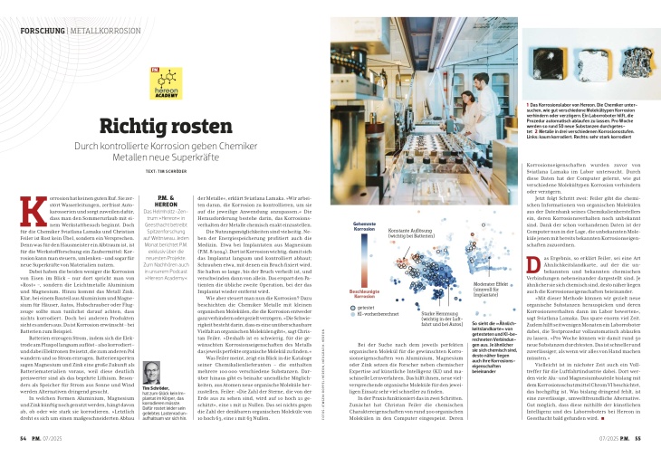 P.M. Magazin Doppelseite - Juli 2025