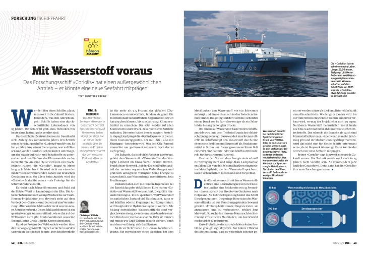 P.M. Magazin Doppelseite - August 2024