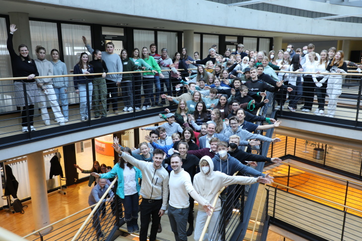 Schülerwettbewerb Mint 2022 Gruppenfoto