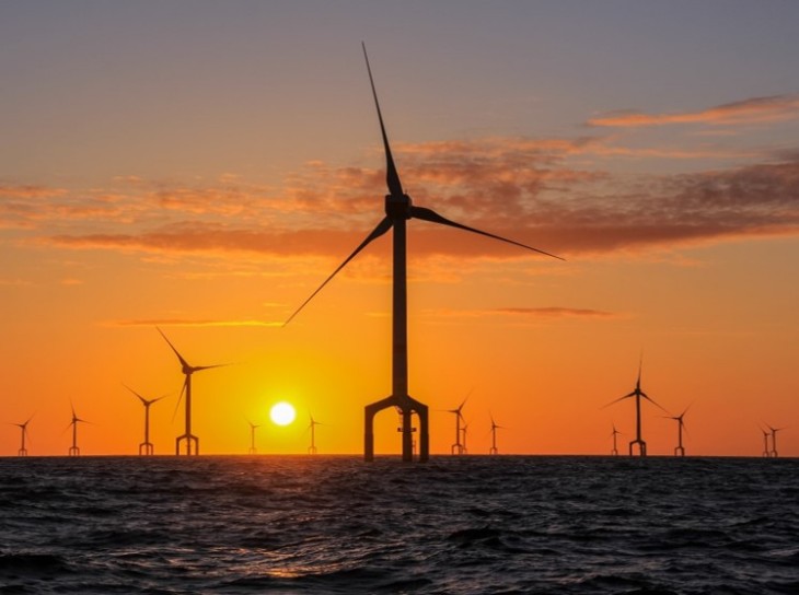 Windpark in der Nordsee. <i>Bild: Matthias Krüger / Hereon</i>