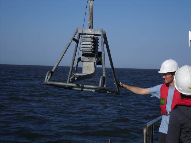 sampling of sediments