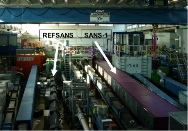 Instruments in the Neutron Guide Hall at the FRM II Hallenbild