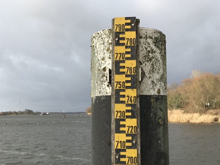 Die Pegel steigen. Foto: HZG/ Insa Meinke Pegelstand